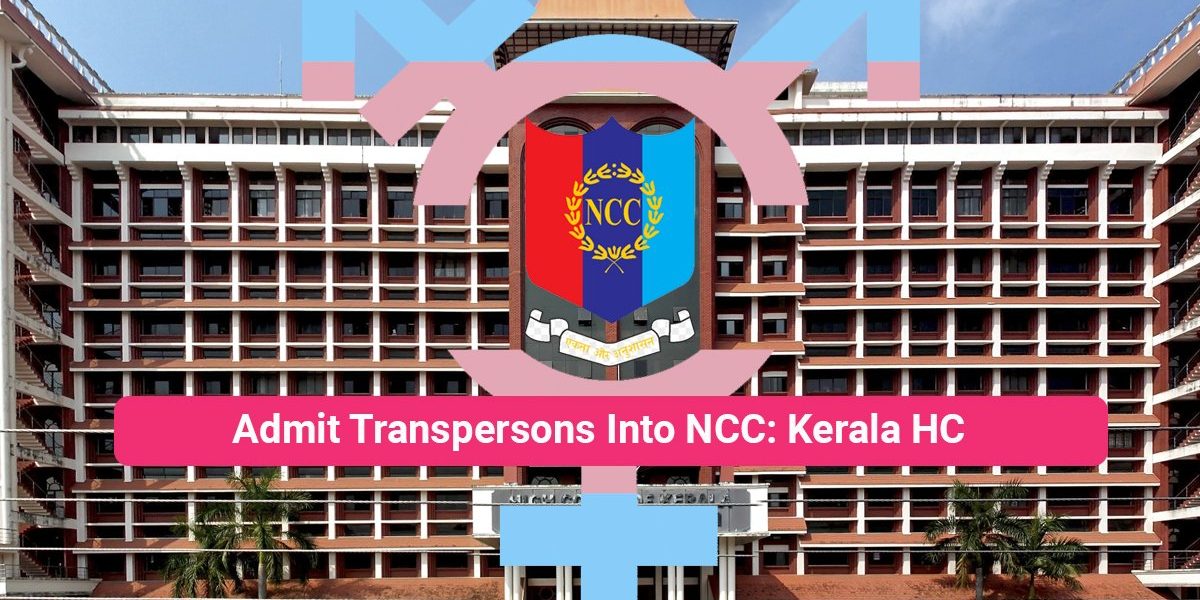 Admit Transpersons Into NCC