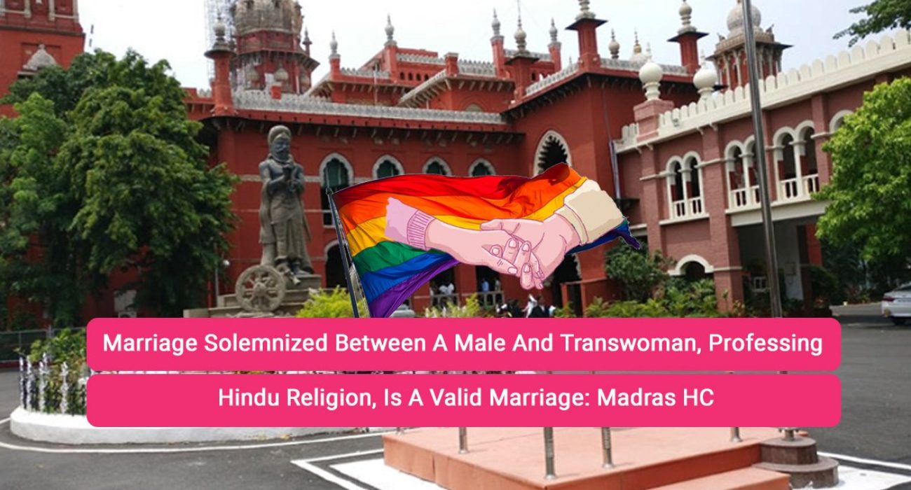 Male And Transwoman Is A Valid Marriage