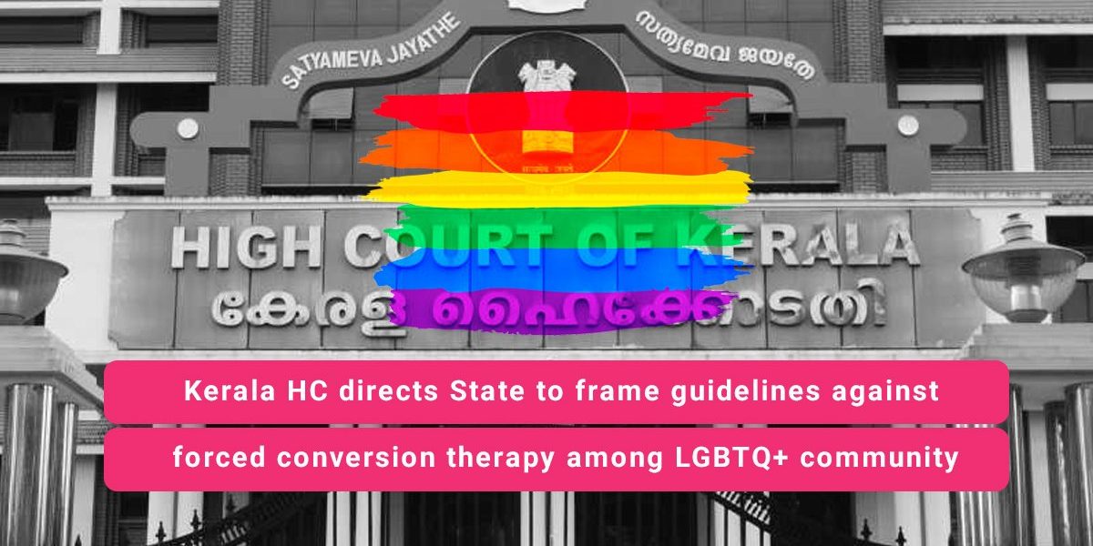 frame guidelines against forced conversion therapy among LGBTQ+ community