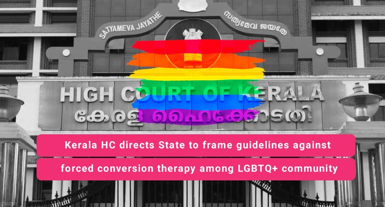 frame guidelines against forced conversion therapy among LGBTQ+ community